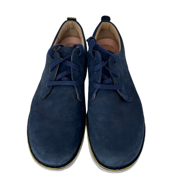 Samuel Hubbard Shoes Nubuck Leather Lace Up M1100-016 Navy Mens Size 10 Wide - Picture 3 of 10